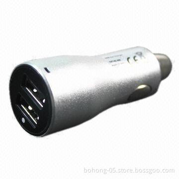 Dual Interface Car Charger, Apply to Mobile Phones, Gamers and More